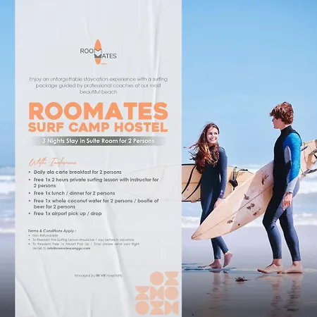 Roomates Surf Camp Canggu By Ini Vie Hospitality Ruang foto